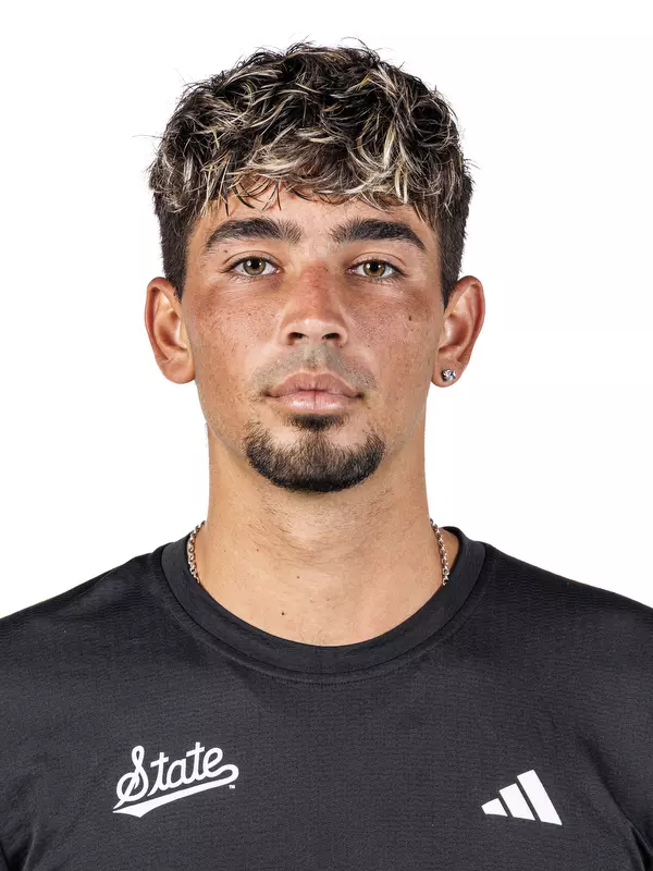 STARKVILLE, MS - September 09, 2025 - Mississippi State’s Bryan Hernandez Cortes during 2025-2026 Men’s Tennis Production Day at the Holliman Athletic Center at Mississippi State University in Starkville, MS. Photo By Mike Mattina