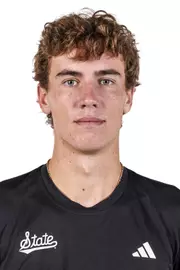 STARKVILLE, MS - September 09, 2025 - Mississippi State's Marshall Landry during 2025-2026 Men’s Tennis Production Day at the Holliman Athletic Center at Mississippi State University in Starkville, MS. Photo By Mike Mattina
