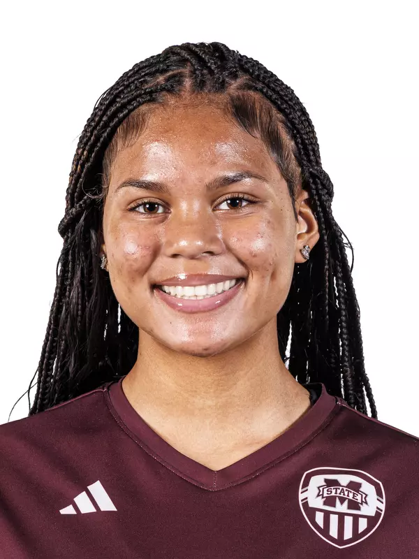 STARKVILLE, MS - January 13, 2026 - Mississippi State Midfielder Savannah Callaway (#7) headshot taken at the Holliman Athletic Center at Mississippi State University in Starkville, MS. Photo By Mike Mattina