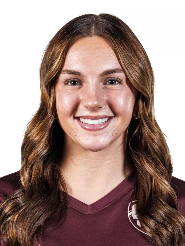 STARKVILLE, MS - January 13, 2026 - Mississippi State Midfielder/Forward Abbey Dalton (#9) headshot taken at the Holliman Athletic Center at Mississippi State University in Starkville, MS. Photo By Mike Mattina