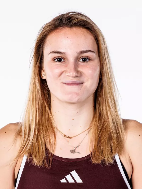 STARKVILLE, MS - January 14, 2026 - Mississippi State’s Noemie Oliveras during 2025-2026 Women’s Tennis Production Day at the Holliman Athletic Center at Mississippi State University in Starkville, MS. Photo By Mike Mattina