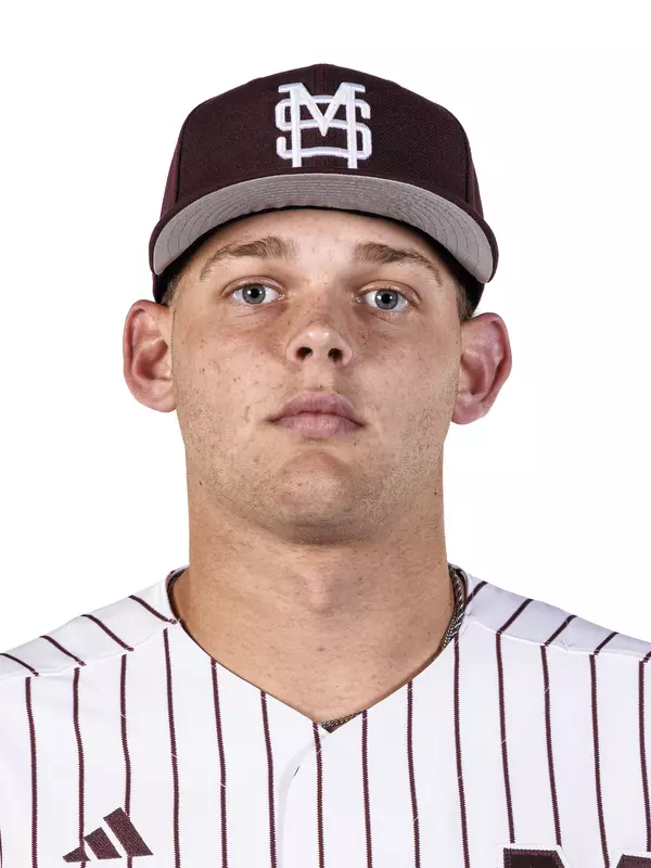 STARKVILLE, MS - January 12, 2026 - Mississippi State Catcher/Pitcher Tanner Beliveau (#15) during 2025-2026 Baseball Production Day at the Holliman Athletic Center at Mississippi State University in Starkville, MS. Photo By Mike Mattina