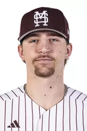 STARKVILLE, MS - January 12, 2026 - Mississippi State Pitcher Dane Burns (#45) during 2025-2026 Baseball Production Day at the Holliman Athletic Center at Mississippi State University in Starkville, MS. Photo By Mike Mattina