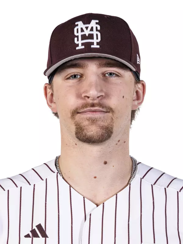 STARKVILLE, MS - January 12, 2026 - Mississippi State Pitcher Dane Burns (#45) during 2025-2026 Baseball Production Day at the Holliman Athletic Center at Mississippi State University in Starkville, MS. Photo By Mike Mattina