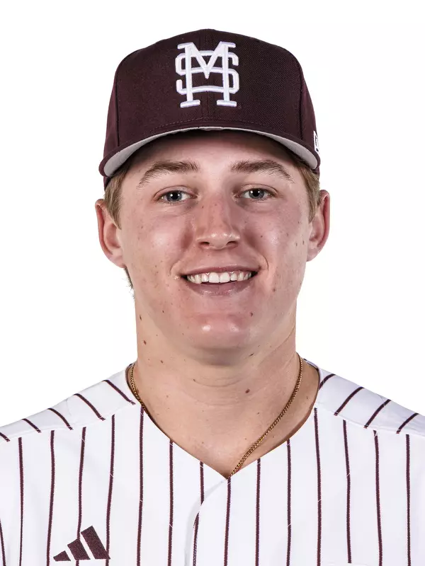 STARKVILLE, MS - January 12, 2026 - Mississippi State Pitcher Charlie Foster (#8) during 2025-2026 Baseball Production Day at the Holliman Athletic Center at Mississippi State University in Starkville, MS. Photo By Mike Mattina