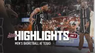 WATCH: Men's Basketball Highlights at Texas - 1/3/26