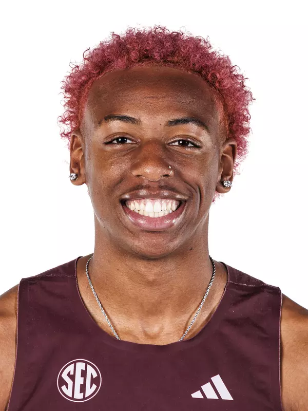 STARKVILLE, MS - October 21, 2026 - Mississippi State Jumper Khalil Antoine during 2026-2027 Track & Field Production Day at the Holliman Athletic Center at Mississippi State University in Starkville, MS. Photo By Mike Mattina