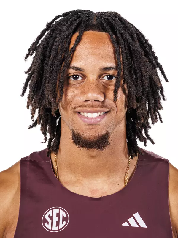 STARKVILLE, MS - October 21, 2026 - Mississippi State Sprinter Cyrus Jacobs Jr. during 2026-2027 Track & Field Production Day at the Holliman Athletic Center at Mississippi State University in Starkville, MS. Photo By Mike Mattina