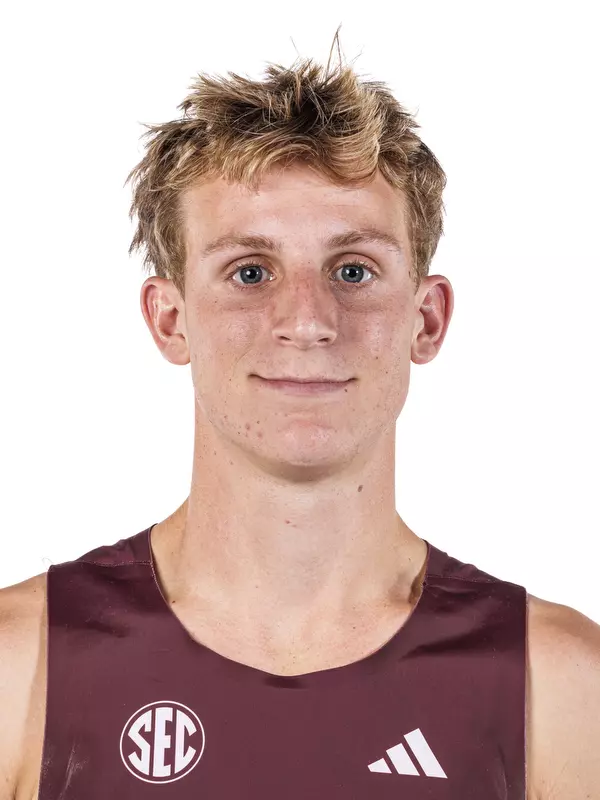 STARKVILLE, MS - October 21, 2026 - Mississippi State Sprinter Cooper Jeffocat during 2026-2027 Track & Field Production Day at the Holliman Athletic Center at Mississippi State University in Starkville, MS. Photo By Mike Mattina
