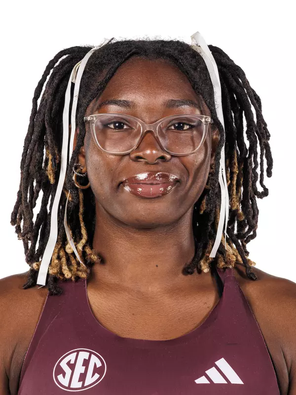 STARKVILLE, MS - October 21, 2026 - Mississippi State Sprinter Akari Marshall during 2026-2027 Track & Field Production Day at the Holliman Athletic Center at Mississippi State University in Starkville, MS. Photo By Mike Mattina