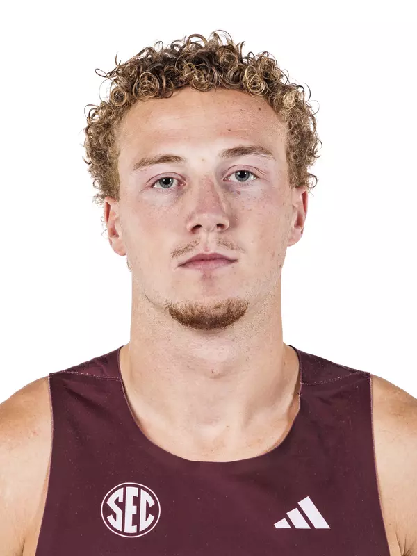 STARKVILLE, MS - October 21, 2026 - Mississippi State Middle Distance Runner Harry Ross-Hughes during 2026-2027 Track & Field Production Day at the Holliman Athletic Center at Mississippi State University in Starkville, MS. Photo By Mike Mattina
