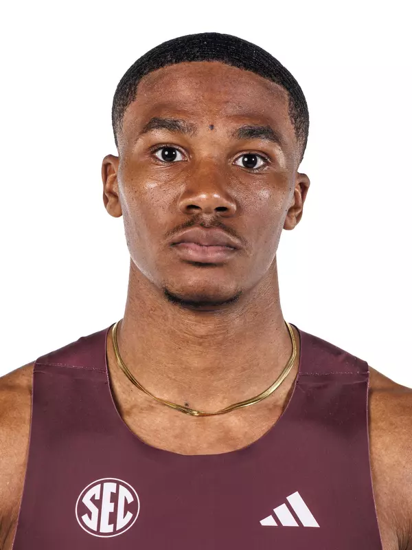 STARKVILLE, MS - October 21, 2026 - Mississippi State Sprinter Camerin Williams during 2026-2027 Track & Field Production Day at the Holliman Athletic Center at Mississippi State University in Starkville, MS. Photo By Mike Mattina