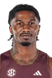 STARKVILLE, MS - October 22, 2026 - Mississippi State Sprinter/Hurdler Christion Barker 2026-2027 Track & Field Production Day at the Holliman Athletic Center at Mississippi State University in Starkville, MS. Photo By Mike Mattina