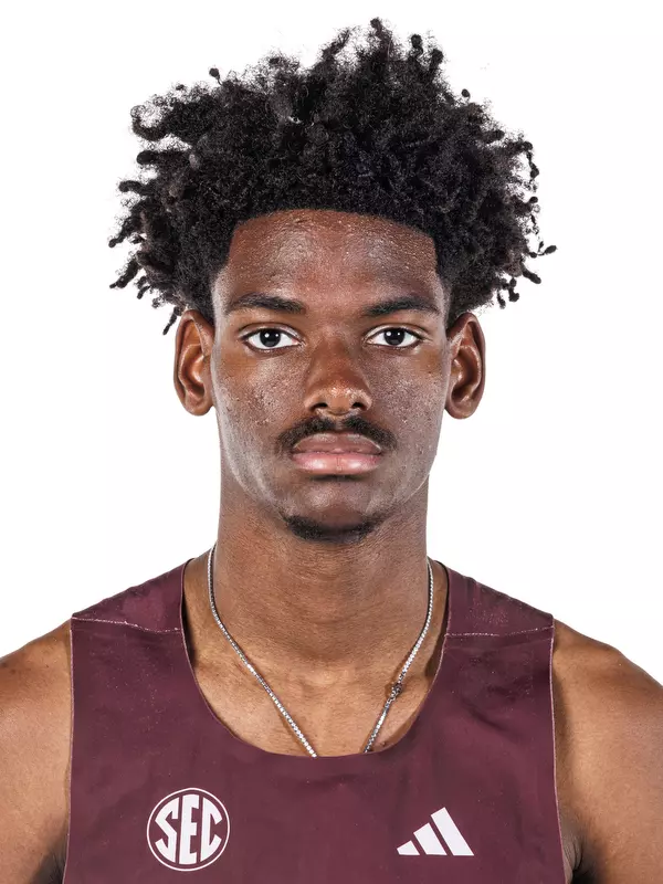 STARKVILLE, MS - October 22, 2026 - Mississippi State Sprinter Malachi Burton during 2026-2027 Track & Field Production Day at the Holliman Athletic Center at Mississippi State University in Starkville, MS. Photo By Mike Mattina