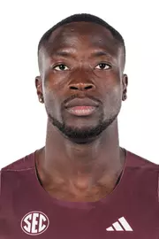 STARKVILLE, MS - October 22, 2026 - Mississippi State Sprinter Nicholas Fakorede during 2026-2027 Track & Field Production Day at the Holliman Athletic Center at Mississippi State University in Starkville, MS. Photo By Mike Mattina