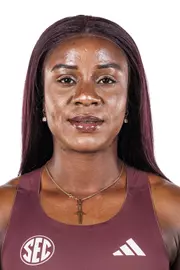 STARKVILLE, MS - October 22, 2026 - Mississippi State Sprinter Victory Godah during 2026-2027 Track & Field Production Day at the Holliman Athletic Center at Mississippi State University in Starkville, MS. Photo By Mike Mattina