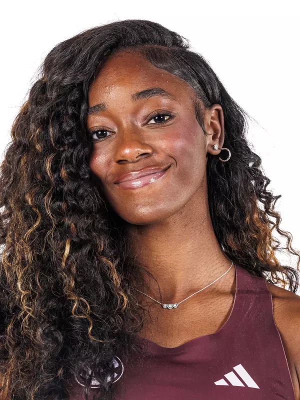 STARKVILLE, MS - October 22, 2026 - Mississippi State Sprinter/Hurdler Zaniyah Jones during 2026-2027 Track & Field Production Day at the Holliman Athletic Center at Mississippi State University in Starkville, MS. Photo By Mike Mattina