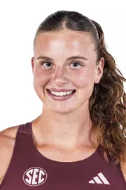 STARKVILLE, MS - October 22, 2026 - Mississippi State Thrower Marie Rougetet during 2026-2027 Track & Field Production Day at the Holliman Athletic Center at Mississippi State University in Starkville, MS. Photo By Mike Mattina