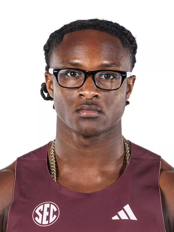 STARKVILLE, MS - October 22, 2026 - Mississippi State Sprinter Gabriel Scott during 2026-2027 Track & Field Production Day at the Holliman Athletic Center at Mississippi State University in Starkville, MS. Photo By Mike Mattina
