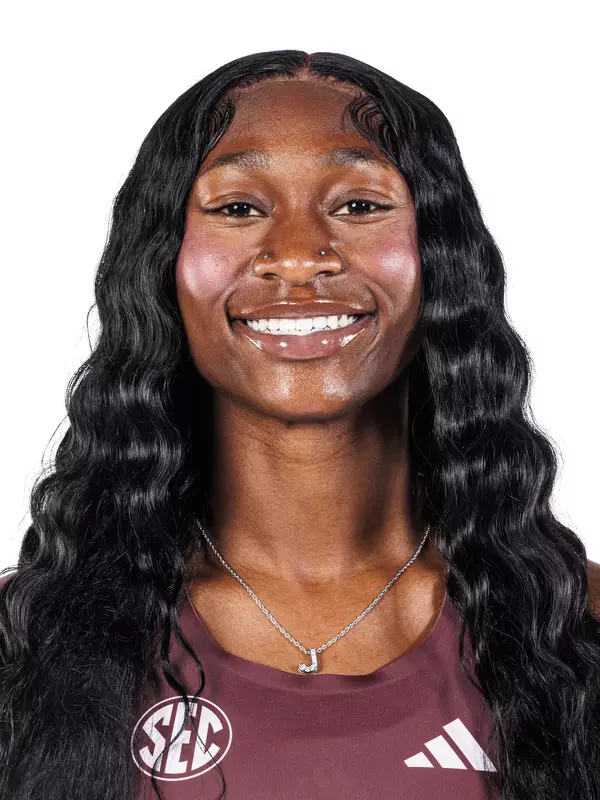 STARKVILLE, MS - October 22, 2026 - Mississippi State Hurdler Jessicka Woods during 2026-2027 Track & Field Production Day at the Holliman Athletic Center at Mississippi State University in Starkville, MS. Photo By Mike Mattina