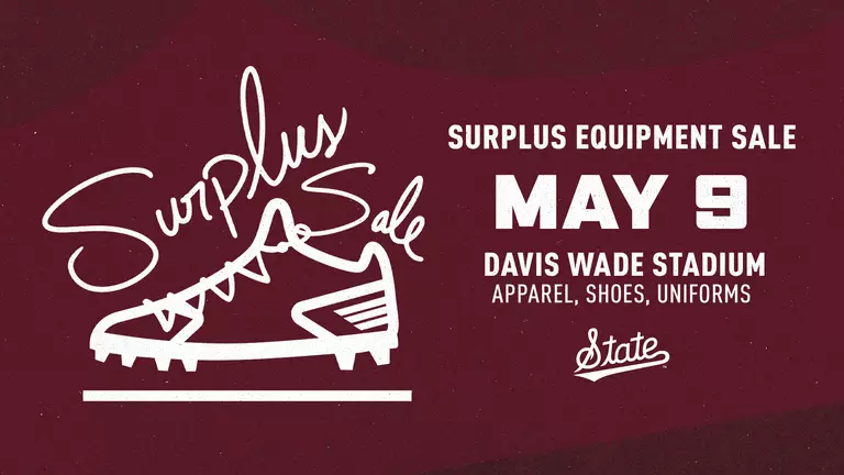 MSU Athletics to Host Surplus Equipment Sale at Davis Wade Stadium on May 9