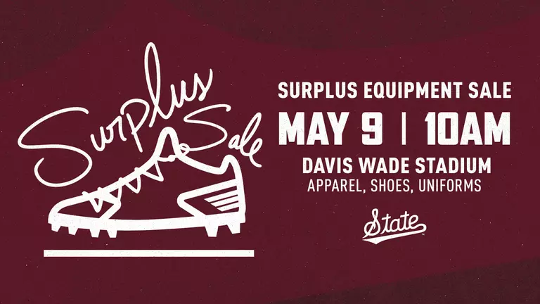 MSU Athletics to Host Surplus Equipment Sale at Davis Wade Stadium on May 9