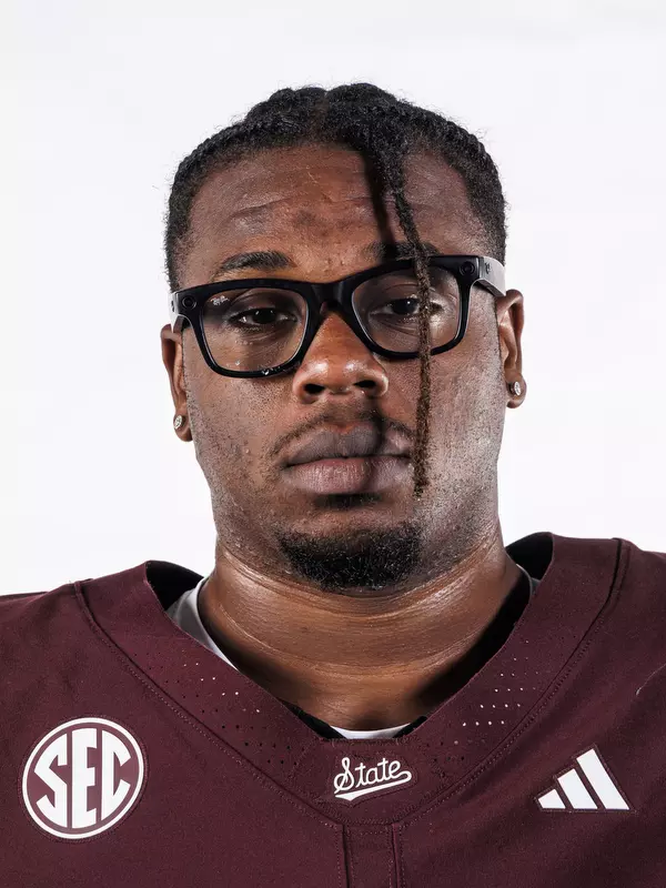 STARKVILLE, MS - June 24, 2026 - Mississippi State Defensive Lineman Jaray Bledsoe (#9) during 2026-2027 Football Production Day at the Holliman Athletic Center at Mississippi State University in Starkville, MS. Photo By Mike Mattina