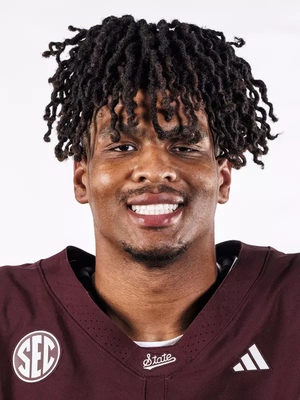 STARKVILLE, MS - June 24, 2026 - Dealyn Evans (#14) during 2026-2027 Football Production Day at the Holliman Athletic Center at Mississippi State University in Starkville, MS. Photo By Mike Mattina
