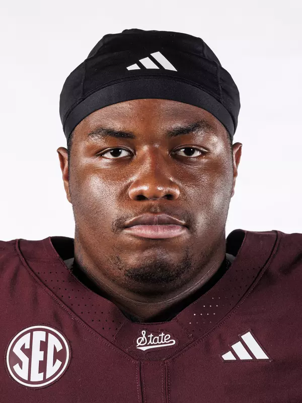 STARKVILLE, MS - June 24, 2026 - Mississippi State Offensive Lineman Jakheem Shumpert (#55) during 2026-2027 Football Production Day at the Holliman Athletic Center at Mississippi State University in Starkville, MS. Photo By Mike Mattina