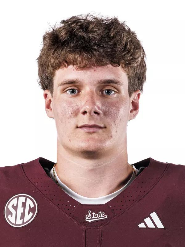 STARKVILLE, MS - June 22, 2026 - Fischer Southall during 2026-2027 Football Production Day at the Holliman Athletic Center at Mississippi State University in Starkville, MS. Photo By Mike Mattina