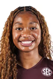 STARKVILLE, MS - July 28, 2026 - Mississippi State Middle Blocker Cassidy Cage (#7) during 2026-2027 Volleyball Production Day at the Holliman Athletic Center at Mississippi State University in Starkville, MS. Photo By Mike Mattina