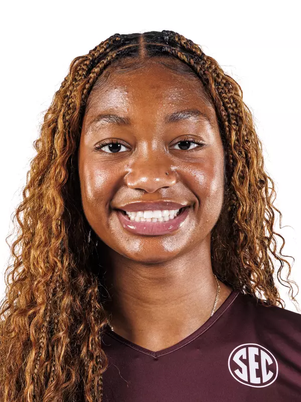 STARKVILLE, MS - July 28, 2026 - Mississippi State Middle Blocker Cassidy Cage (#7) during 2026-2027 Volleyball Production Day at the Holliman Athletic Center at Mississippi State University in Starkville, MS. Photo By Mike Mattina