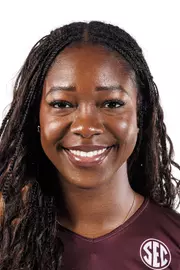 STARKVILLE, MS - July 28, 2026 - Mississippi State Opposite Hitter Noella Obi (#20) during 2026-2027 Volleyball Production Day at the Holliman Athletic Center at Mississippi State University in Starkville, MS. Photo By Mike Mattina