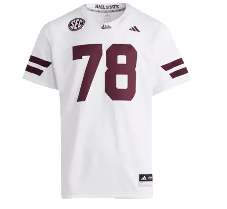 White Adidas Football Jersey