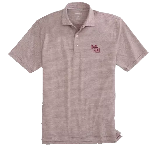 Johnnie-O Interlocking MSU Polo