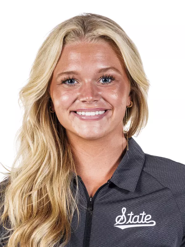 STARKVILLE, MS - August 18, 2026 - Mississippi State's Harper Hinckley during 2026-2027 Women’s Golf Production Day at the Holliman Athletic Center at Mississippi State University in Starkville, MS. Photo By Mike Mattina