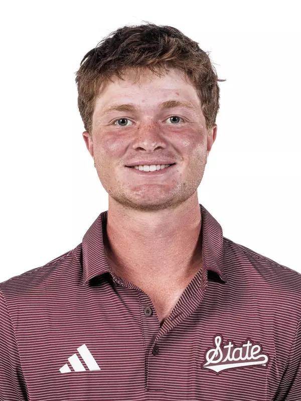 STARKVILLE, MS - August 18, 2026 - Mississippi State's Bryson Hughes during 2026-2027 Men’s Golf Production Day at the Holliman Athletic Center at Mississippi State University in Starkville, MS. Photo By Mike Mattina