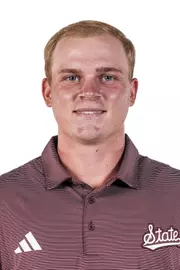 STARKVILLE, MS - August 18, 2026 - Mississippi State's Gavin Isbell during 2026-2027 Men’s Golf Production Day at the Holliman Athletic Center at Mississippi State University in Starkville, MS. Photo By Mike Mattina