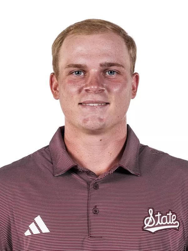 STARKVILLE, MS - August 18, 2026 - Mississippi State's Gavin Isbell during 2026-2027 Men’s Golf Production Day at the Holliman Athletic Center at Mississippi State University in Starkville, MS. Photo By Mike Mattina