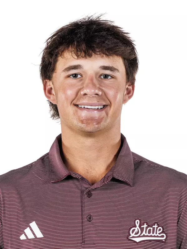 STARKVILLE, MS - August 18, 2026 - Mississippi State's Jackson Skinner during 2026-2027 Men’s Golf Production Day at the Holliman Athletic Center at Mississippi State University in Starkville, MS. Photo By Mike Mattina