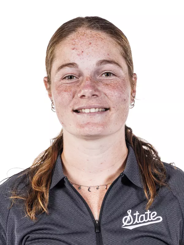 STARKVILLE, MS - August 18, 2026 - Mississippi State's Samantha Whateley during 2026-2027 Women’s Golf Production Day at the Holliman Athletic Center at Mississippi State University in Starkville, MS. Photo By Mike Mattina