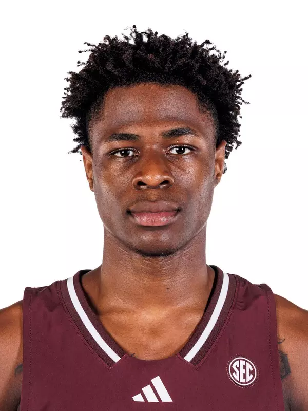 STARKVILLE, MS - August 21, 2026 - Mississippi State Forward Thomas Bassong (#21) headshot taken at the Holliman Athletic Center at Mississippi State University in Starkville, MS. Photo By Mike Mattina