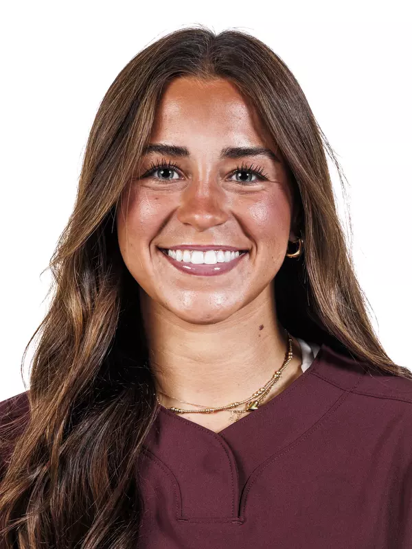 STARKVILLE, MS - August 24, 2026 - Mississippi State Utility Player Hannah Jo Sullivan (#34) headshot taken at the Holliman Athletic Center at Mississippi State University in Starkville, MS. Photo By Mike Mattina
