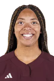 STARKVILLE, MS - August 24, 2026 - Mississippi State Outfielder Alexi Thigpen (#2) headshot taken at the Holliman Athletic Center at Mississippi State University in Starkville, MS. Photo By Mike Mattina