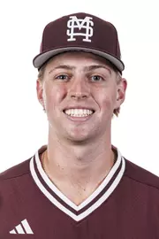 STARKVILLE, MS - September 17, 2026 - Mississippi State Pitcher Wilson Andersen (#14) during headshots at Dudy Noble Field at Polk-Dement Stadium in Starkville, MS. Photo By Mike Mattina