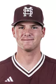 STARKVILLE, MS - September 17, 2026 - Mississippi State Pitcher Jake Carbaugh (#25) during headshots at Dudy Noble Field at Polk-Dement Stadium in Starkville, MS. Photo By Mike Mattina