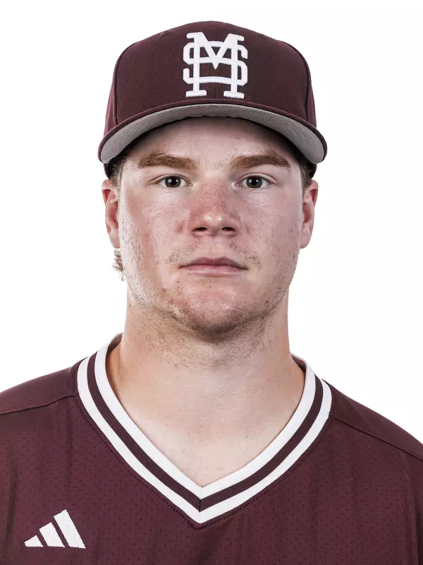 STARKVILLE, MS - September 17, 2026 - Mississippi State Infielder Zach Geertsma (#23) during headshots at Dudy Noble Field at Polk-Dement Stadium in Starkville, MS. Photo By Mike Mattina
