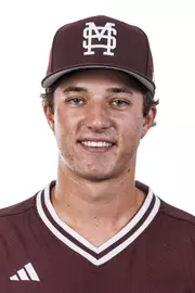 STARKVILLE, MS - September 17, 2026 - Mississippi State Pitcher Jack Gleason (#42) during headshots at Dudy Noble Field at Polk-Dement Stadium in Starkville, MS. Photo By Mike Mattina