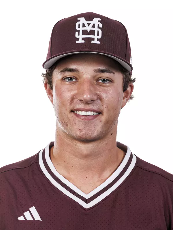 STARKVILLE, MS - September 17, 2026 - Mississippi State Pitcher Jack Gleason (#42) during headshots at Dudy Noble Field at Polk-Dement Stadium in Starkville, MS. Photo By Mike Mattina