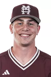 STARKVILLE, MS - September 17, 2026 - Mississippi State Infielder Nolan Grawe (#22) during headshots at Dudy Noble Field at Polk-Dement Stadium in Starkville, MS. Photo By Mike Mattina